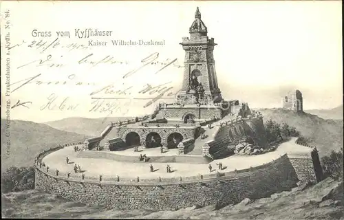 Berlin Kaiser Wilhelm Denkmal Bahnpost Kat. Berlin