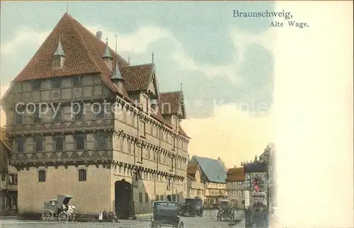 Braunschweig Alte Wage Autos Pferdewagen Kat. Braunschweig