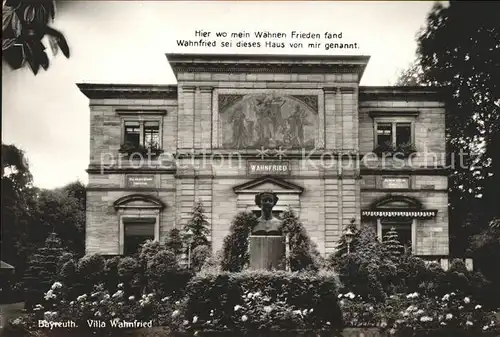 Bayreuth Villa Wahnfried Kat. Bayreuth