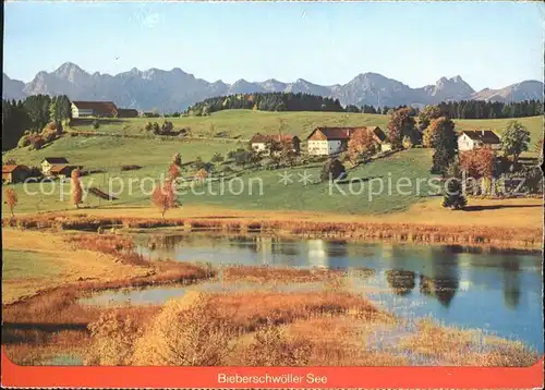 Steingaden Oberbayern Biberschwoeller See / Steingaden /Weilheim-Schongau LKR