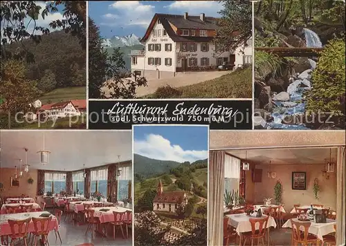 Endenburg Gasthaus Cafe Pension Alpenblick Ernst Vogt Kat. Steinen