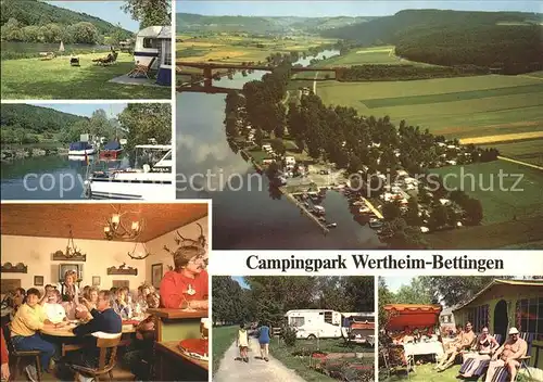 Bettingen Wertheim Campingpark Fliegeraufnahme Kat. Wertheim