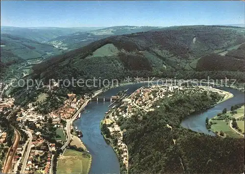 Hirschhorn Neckar Fliegeraufnahme Neckarschleife Kat. Hirschhorn (Neckar)