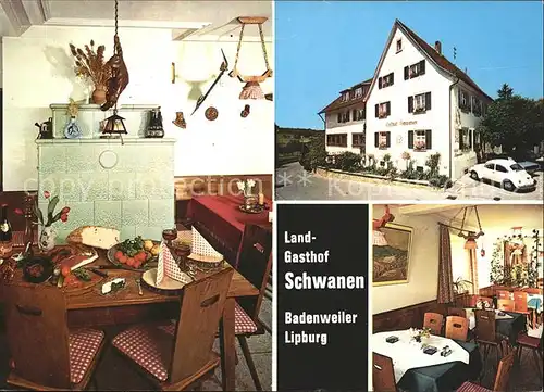 Lipburg Gasthaus Schwanen  M. Ruedin Kat. Badenweiler