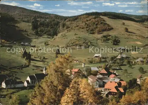 Wieden Schwarzwald Panorama Kat. Wieden