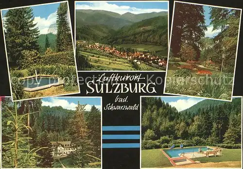 Sulzburg Ansichten Waldhotel Bad Sulzburg Kat. Sulzburg