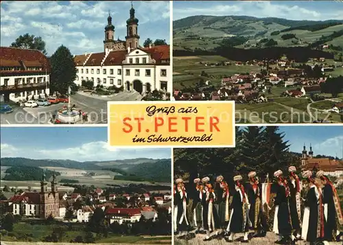 St Peter Schwarzwald Ansichten und Tracht Kat. St. Peter