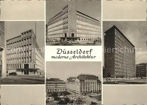 Duesseldorf Hochhaeuser  Kat. Duesseldorf