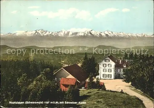 Hochblauen Hotel Hochblauen Alpen Kat. Badenweiler