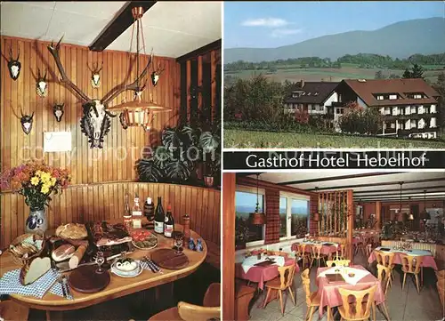 Bad Bellingen Gasthaus Hotel Hebelhof H. Kallmann Kat. Bad Bellingen