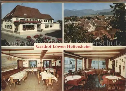 Heitersheim Gasthaus zum Loewen Kat. Heitersheim