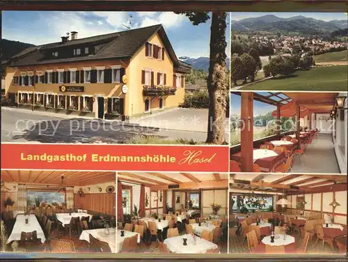 Hasel Gasthaus Erdmannshoehle Karl Voelker Kat. Hasel