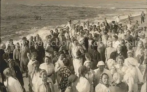 Norderney Nordseebad Frauengruppe am Strand  Kat. Norderney