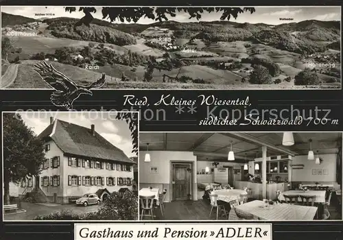 Ried Tegernau Kleines Wiesenthal Gasthaus Pension Adler Kat. Tegernau