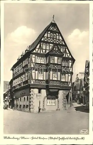 Miltenberg Main Gasthof zum Riesen Kat. Miltenberg