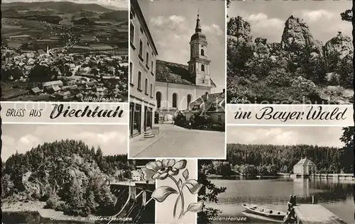 Viechtach Bayerischer Wald Hoellensteinsee Pfahl Stauwehr Kat. Viechtach