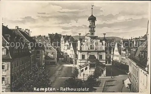 Kempten Rathausplatz Kat. Kempten (Allgaeu)