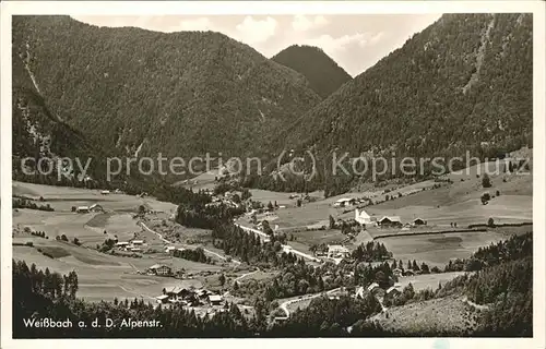 Weissbach Alpenstrasse Alpenstr. Kat. Schneizlreuth