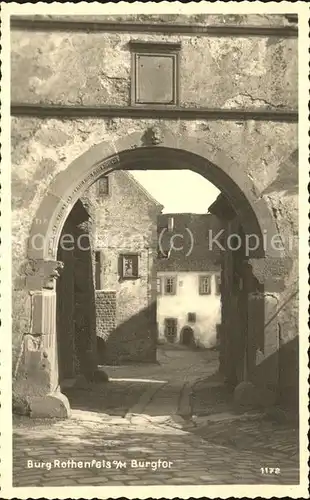 Rothenfels Unterfranken Burgtor / Rothenfels /Main-Spessart LKR