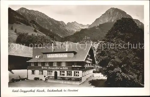 Reichenbach Oberstdorf Oberstdorf Hotel Hirsch Kat. Oberstdorf