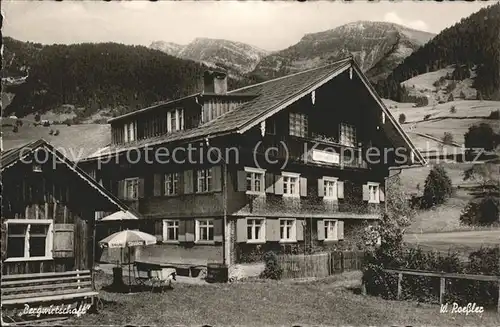 Oberstaufen Bergwirtschaft Kat. Oberstaufen