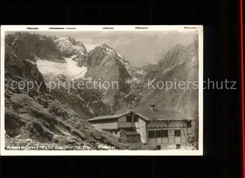 Garmisch Partenkirchen Knappenh?user mit Zugspitze H?llental und Gletscher Bergh?tte Wettersteingebirge Serie Deutsche Heimatbilder Kat. Garmisch Partenkirchen