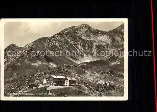 Oberstdorf Edmung Probst Haus Nebelhorn Alpenverein Schutzhuette Allgaeuer Alpen Kat. Oberstdorf