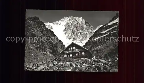 Bietschhorn Bietschhorn Huette Schutzhaus Berner Alpen Kat. Bietschhorn