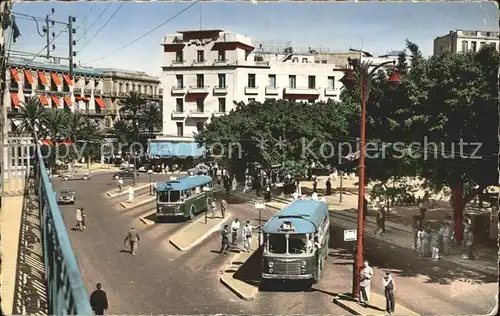 Oran Algerie La Place Foch Bus Kat. Oran