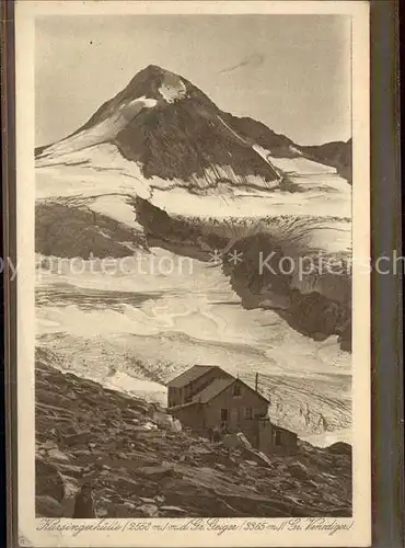 Kuersingerhuette Grosser Geiger Gross Venediger Alpenverein Schutzhuette Hohe Tauern Kat. Neukirchen am Grossvenediger