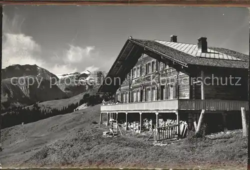 Lenk Simmental Bergrestaurant Betelberg Berner Oberland Kat. Lenk Simmental