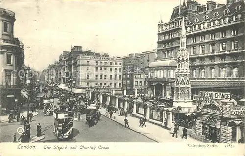 London The Strand and Charing Cross Kat. City of London