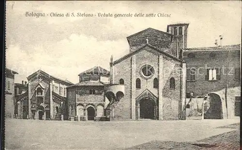 Bologna Chiesa di S.Stefano Veduta generale delle sette Chiese Kat. Bologna