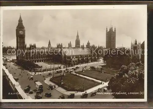 London Parliament Square Kat. City of London