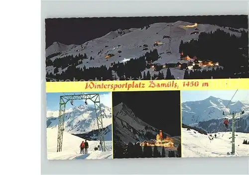 Damuels Vorarlberg Wintersportplatz Seilbahn Kat. Damuels