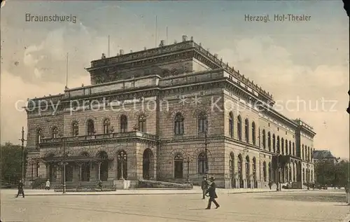 Braunschweig Herzogl.Hof Theater (Stempel) Kat. Braunschweig