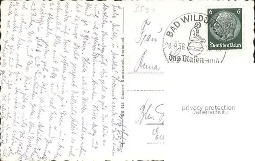 Bad Wildungen Sanatorium Helenenquelle (Stempel) Kat. Bad Wildungen