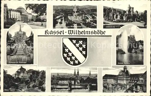 Wilhelmshoehe Kassel Rathaus u.Schloss Kat. Kassel