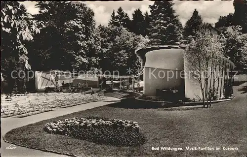 Bad Wildungen Musik Pavillon im Kurpark Kat. Bad Wildungen