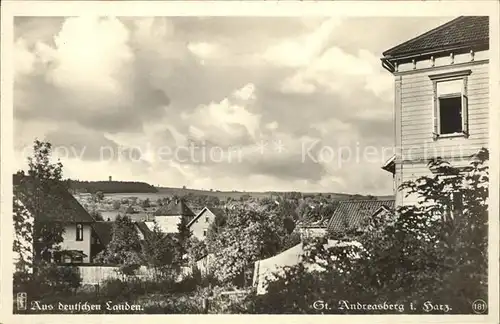St Andreasberg Harz Blick zur Jordanshoehe Kat. Sankt Andreasberg