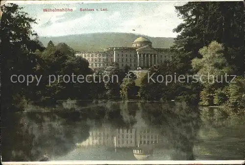 Wilhelmshoehe Kassel Schloss v.Lac Kat. Kassel