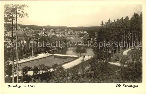 Braunlage Kuranlagen Kat. Braunlage Harz