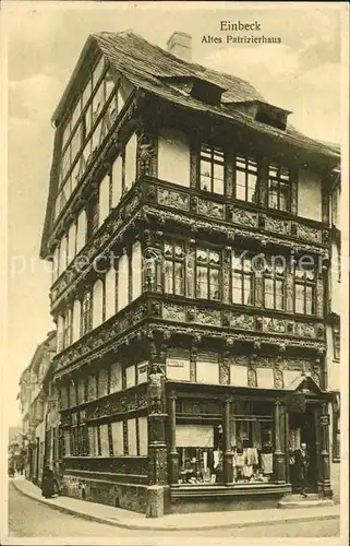 Einbeck Niedersachsen Altes Patrizierhaus Kat. Einbeck