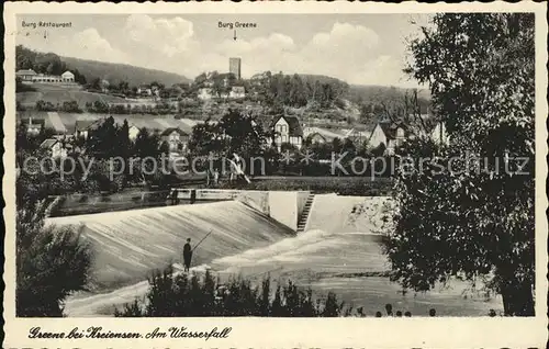 Greene Kreiensen Partie am Wasserfall / Kreiensen /Northeim LKR
