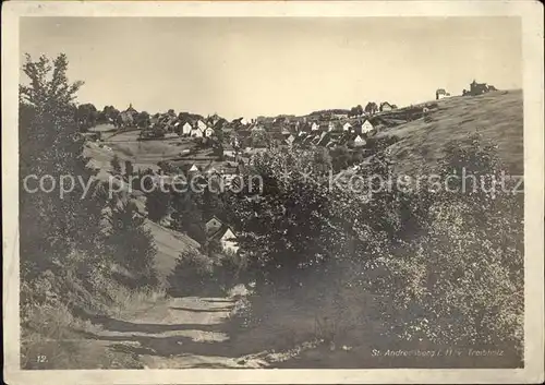 St Andreasberg Harz Blick vom Treibholz Kat. Sankt Andreasberg