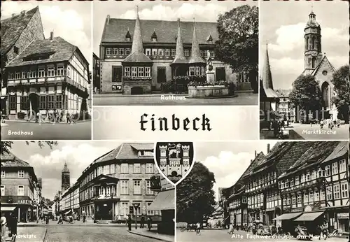 Einbeck Niedersachsen Rathaus Marktkirche u.Marktstrasse Kat. Einbeck