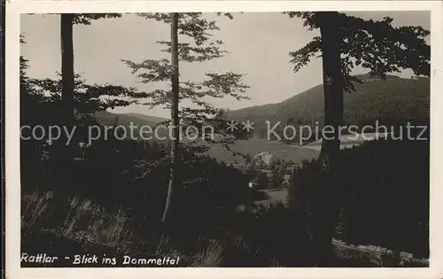 Rattlar Blick ins Dommeltal Kat. Willingen (Upland)