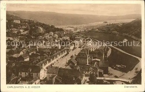 Bad Karlshafen Luftaufnahme Kat. Bad Karlshafen