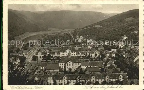 Bad Karlshafen Blick von der Juliushoehe Kat. Bad Karlshafen