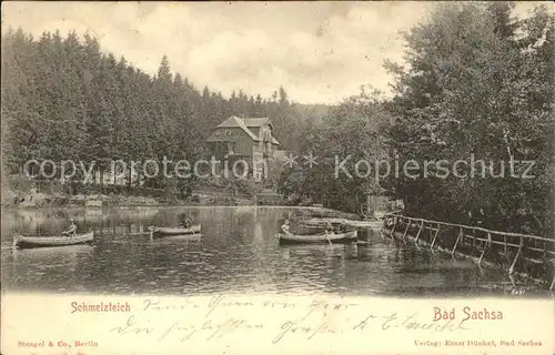 Bad Sachsa Harz Partie am Schmelzteich Kat. Bad Sachsa